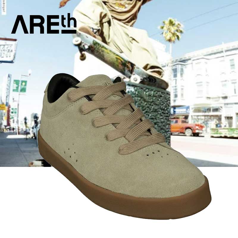 Rakuten - アース シューズ アイレース AREth I LACE　SAND GUM スケートシューズ スエード　スケシュー