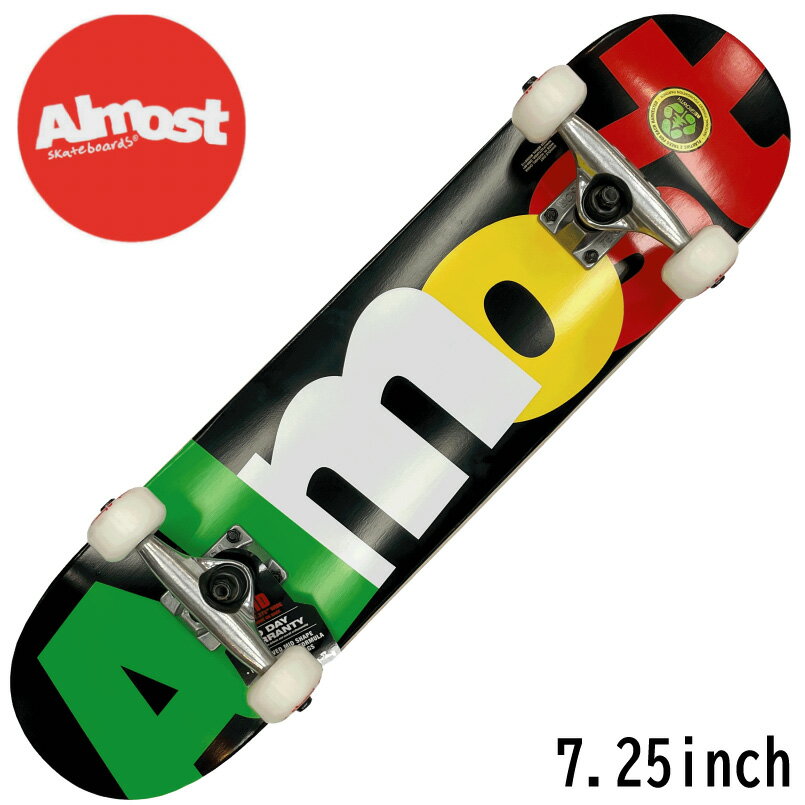 ≪商品詳細≫ ■おすすめのスタイル■ ・オールラウンド ■サイズ■ 【7.25inch(ヨコ)】 ■パーツ■ ・デッキ：ALMOST ・トラック：TENSOR ・ウィール：ALMOST　51mm (ハード) ・ベアリング：ブランク