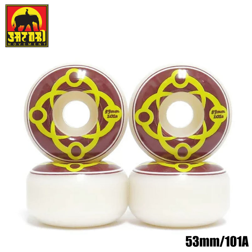 スケートボード ウィール SATORI WHEEL サトリ ウィール VERSIONS クラシックスリム シェイプ 53mm101a スケボー SKATEBOARD スケートボード ウィール