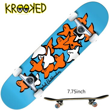 スケートボード コンプリートセット KROOKED DECK KROOKED BIRDS 7.75 INCH スケートボード スケボー デッキ skateboard