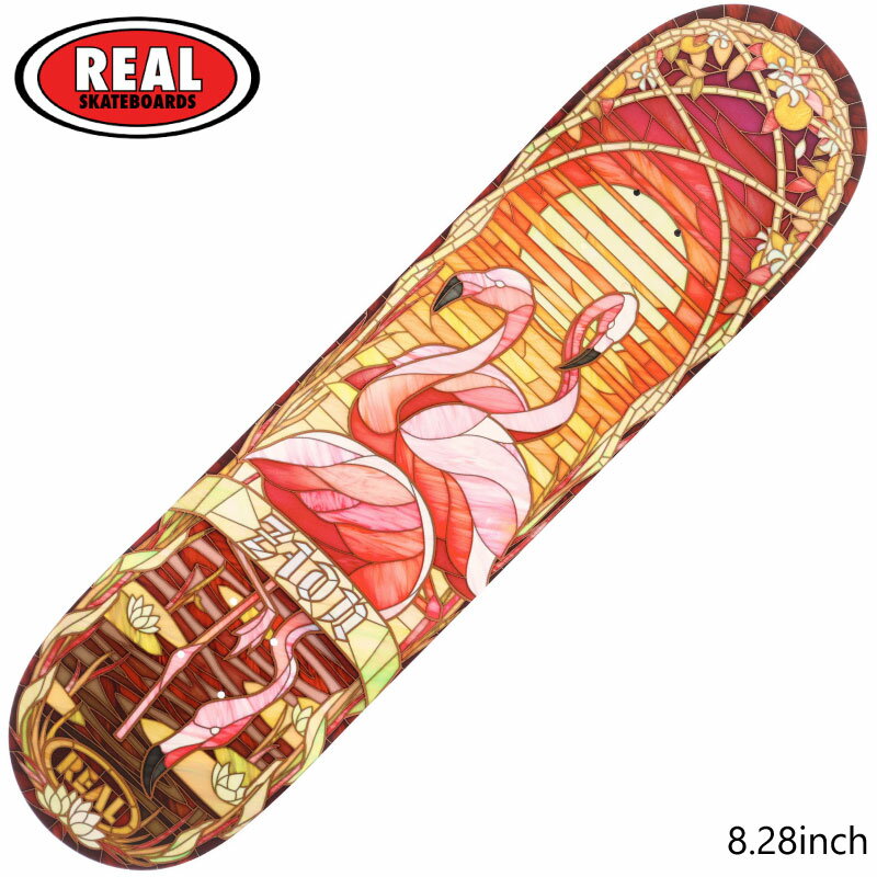 リアル スケートボード デッキ REAL SKATEBOARDS Real ZION CATHEDRAL LTD 8.28 スケートボード スケボー SKATEBOARD デッキ