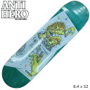 アンタイヒーロー デッキ 板 Anti Hero HEWITT GRIMPLESTIX COLORING BOOK 8.4 スケートボード スケボー デッキ スケートボード