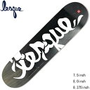 レスケ デッキ スケートボード デッキ LESQUE DECK MHAK × LESQUE BLACK スケートボード スケボー SKATEBOARD デッキ