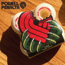 スケボー・スケートボードの老舗デッキブランド、POWELL PERALTA（パウエルペラルタ）。 Nano Cubics はPOWELL PERALTAのプロであるアンディ・アンダーソンにインスパイアされ、彼のストリート、パーク、フリースタイルトリックの幅を広げるために開発されたウィール。 Nano Cubicsは伝説的なCubicとMini Cubicと同じクラシックなシェイプデザインの利点を生かし、現代のスケーティング合わせアップデート。 そしてウレタンにはDragon Formulaを使用しています。 Nano Cubicsの特徴であるオフセットデザインはインナー側のエッジとアウター側のエッジにそれぞれ違うシェイプを採用することで幅広い障害物に対応。 大きく丸いアウターエッジはカーブやウォール、クラックを容易に上ることができアクスルナットが隠れるような形になる為、アクスルナットを保護します。 インナーエッジはカーブ・レールをグラインド時にロックするデザイン。 ・スピード 通常のハードウィールに比べて18%〜20%の高反発性を実現しているため、非常に速いスピードを得ることができます。 この高反発性は、ボウルやスケートパーク、荒れたストリートでもスピードが落ちることなくスケーティングが可能です。 ・グリップ & スライド 荒れた路面でもツルツルの路面でも使え、必要な時にはしっかりグリップもします。 これは Dragon Formula が90年代半ばに開発された普通のウィールのフォーミュラでは無く、10年以上の歳月をかけ最適化され、完璧なまでに微調整された新素材のフォーミュラだからです。 ・耐久性 滑らかで早く、スライドがしやすいだけでなく、耐久性にも優れています。 高性能の素材を独自のブレンドによって作られ、ウレタンが摩耗してもしっかりと摺動し、フラットスポットを作りにくい長持ちするウィールです。 ウイールは4個1セットになります。 メーカー希望小売価格はメーカーカタログに基づいて掲載しています