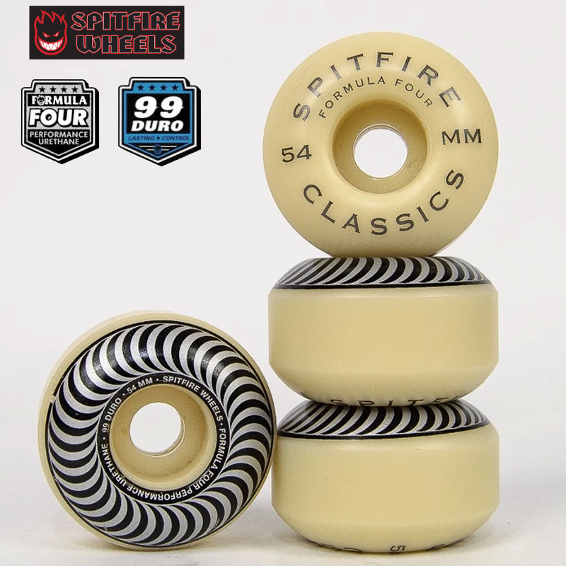 スピットファイアー ウィール SPITFIRE WHEEL FORMULA FOUR F4 99DURO CLASSIC 99D 54mm silver スケボー スケートボード スピットファイヤー ウィール 正規品