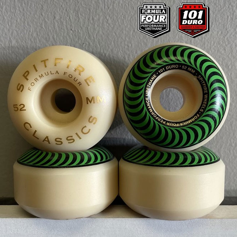 スピットファイアー ウィール SPITFIRE WHEEL FORMULA FOUR F4 CLASSIC 101D 52mm red スケボー SKATEBOARD スケートボード スピットファイヤー ウィール