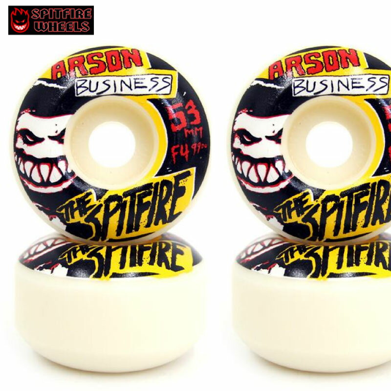 スピットファイアー ウィール SPITFIRE WHEEL F4 99D ARSON BUSINESS CLASSIC 53mm スケボー SKATEBOARD スケートボード