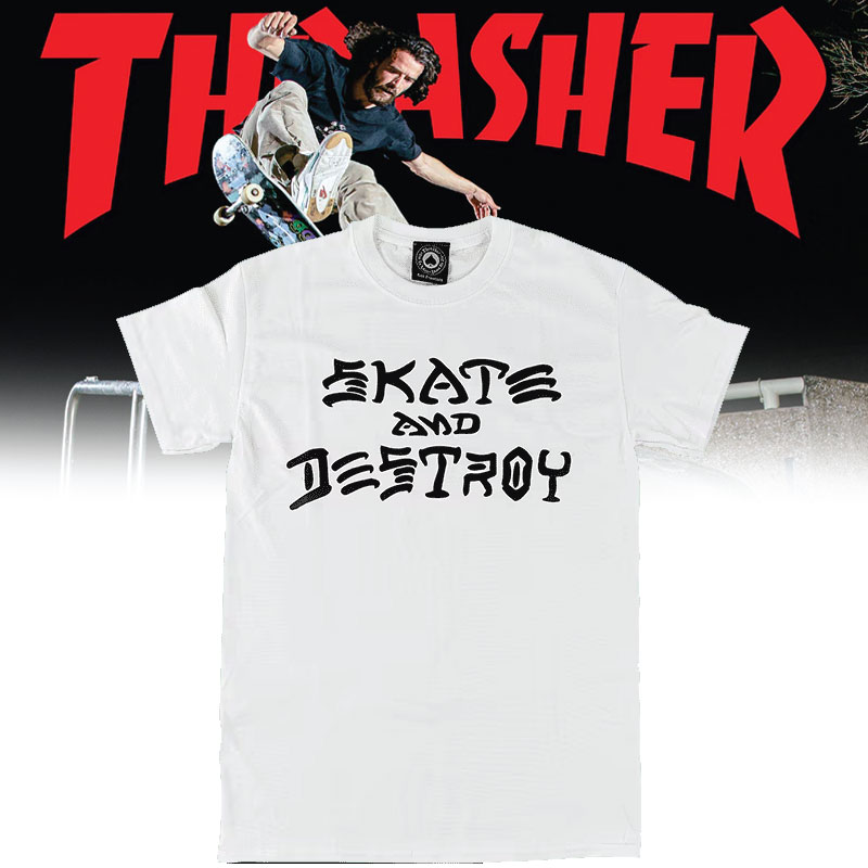 楽天市場】thrasher skate & destroy（Tシャツ・カットソー｜トップス