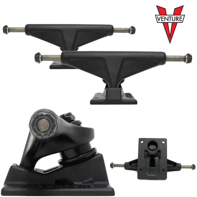 ベンチャー トラック スケートボード トラック セット VENTURE TRUCK TEAM EDITIONS BLACK SHADOW 2 5.0HI スケートボード トラック パーツ SK8