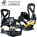 カラコラム プライム コネクト レイバック KARAKORAM PRIME LAYBACK SNOW スノーボード ビンディング アレックスヨーダ 藤田一茂　gentemstick 2023-2024