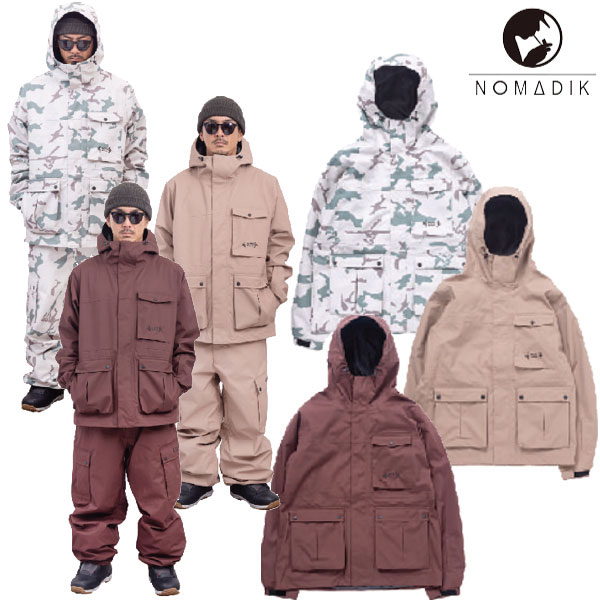 NOMADIK 777 JKT SNOW WEAR JKT ノマディック スリーセブン スノーウエア KAZU KOKUBO 工藤 洸平 メンズ レディース スノーボード スノーボードウエア 23-24