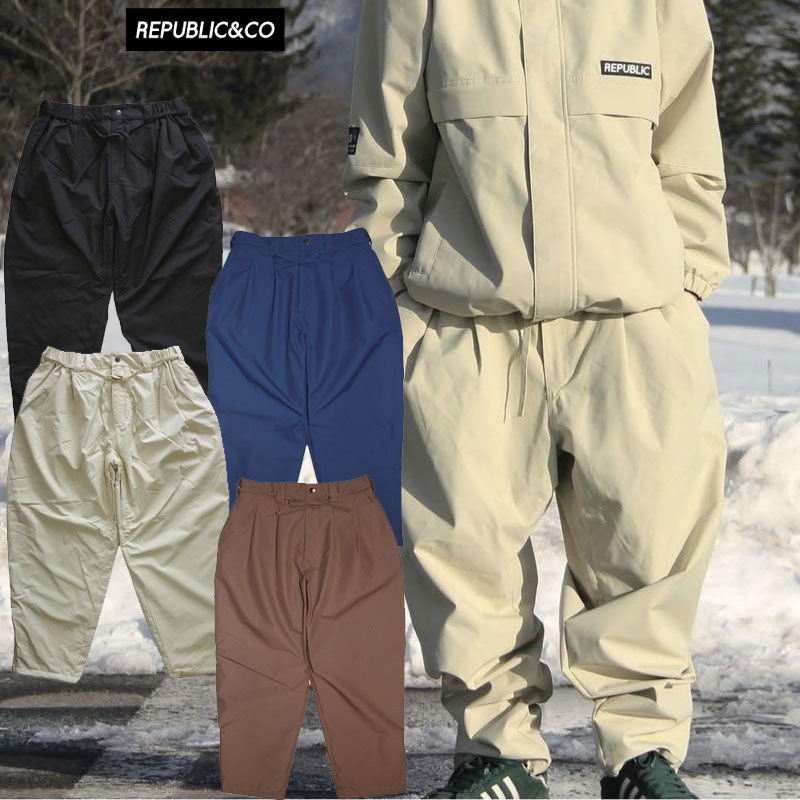 リパブリック ウェア ワイドイージーパンツ REPUBLIC&CO WIDE EAZY pant 2023-2024