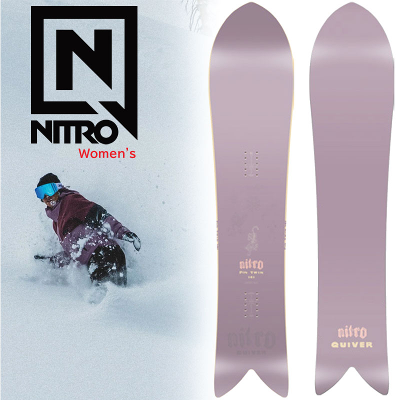 ナイトロ レディース スノーボード フィンツイン NITRO Womens FINTWIN キャンバーボード ディレクショナル パウダー カービング フリーラン 地形 2026 2027