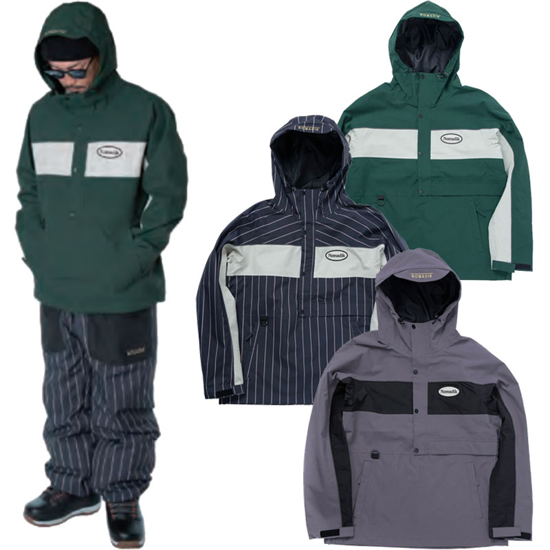 NOMADIK ANORAK JACKET ノマディックス アノラック ジャケット KAZU KOKUBO ウエア メンズ レディース スノーボード スノーボードウエア