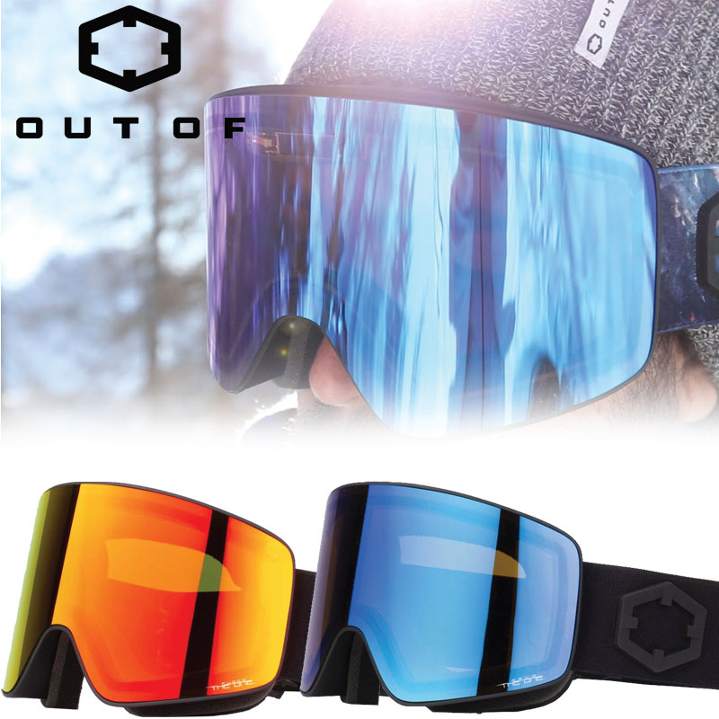 アウト オブ ゴーグル OUT OF VOID Black アジアンフィット UV 曇り止め ミラーコート 撥水 2025 2026