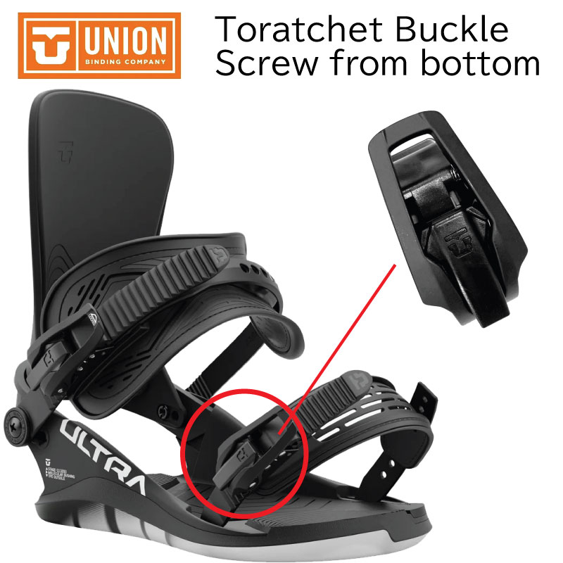 【U8】ユニオン ビンディング パーツ トゥーストラップ トゥラチェットバックル UNION BINDING トゥラ..