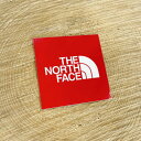 THE NORTH FACE ノースフェイス ステッカー TNF SQUARE LOGO STICKER MINI NN32350 ザノースフェイス レッド 赤