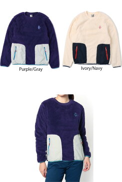CHUMS チャムス レディース フリース CH14-1231<Elmo Fleece Crew Top Womens エルモフリースクルートップ>※取り寄せ品