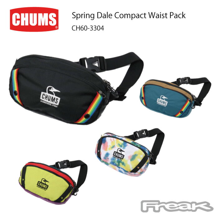 CHUMS チャムス ボディバッグ CH60-3304＜ Spring Dale Compact Waist Pack　スプリングデールコンパクトウエストパック(ボディバッグ｜ウエストポーチ)＞※取り寄せ品