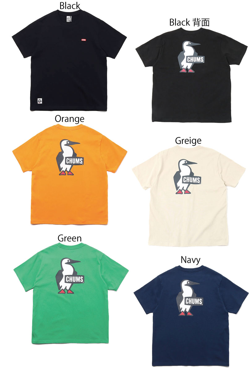 CHUMS チャムス トップス Tシャツ CH01-2279＜Booby Logo T-Shirt　ブービーロゴTシャツ(トップス/Tシャツ)＞※取り寄せ品
