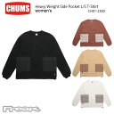 チャムス CHUMS チャムス トップス L/S Tシャツ CH01-2300＜Heavy Weight Side Pocket L/S T-Shirt ヘビーウエイトサイドポケットロングスリーブTシャツ＞※取り寄せ品