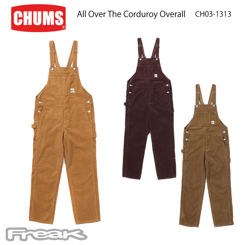 CHUMS チャムス メンズ オーバーオール CH03-1313＜All Over The Corduroy Overall オールオーバーザコーデュロイオーバーオール＞※取り寄せ品