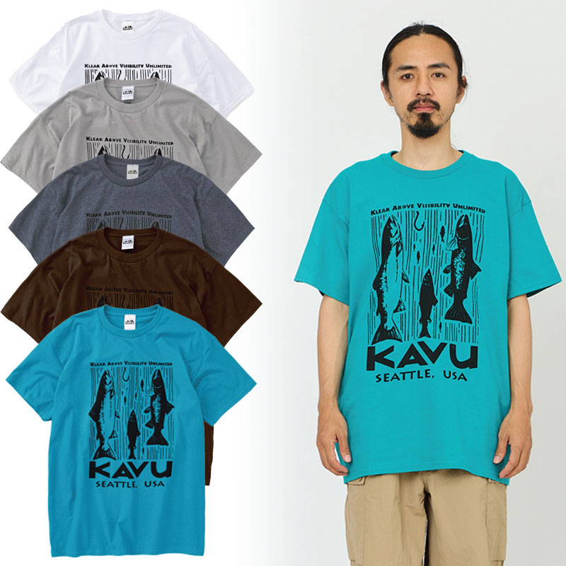 Rakuten - カブーTシャツ KAVU Salmon Tee サーモン Tシャツ 半袖