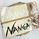 【2枚セット商品】NANGA ナンガ ステッカー カッティングステッカー NANGA CUTTING STICKER Sサイズ アウトドア ブラック ホワイト ...