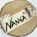 NANGA ナンガ ステッカー カッティングステッカー NANGA CUTTING STICKER アウトドア ブラック 黒