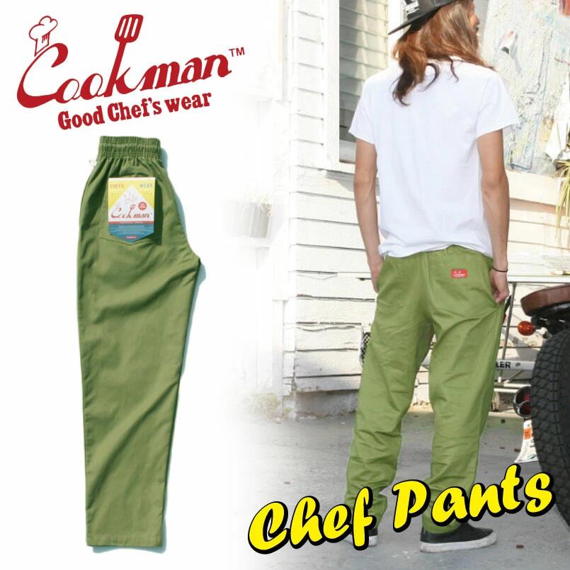 åޥ COOKMAN եѥ CHEF PANTS OLIVE GREEN KHAKI ꡼֥꡼   ...