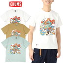 チャムス Tシャツ レインボーアイランドTシャツ CHUMS Rainbow Islands T-Shirt CH01-2164 メンズ アウトドア Tシャツ