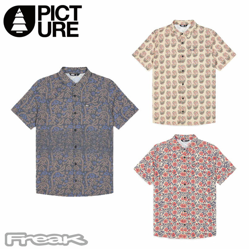 Rakuten - PICTURE ORGANIC CLOTHING ピクチャー メンズ シャツ＜ KLIVOX PRINTED SHIRTS＞ 2025SS ※メール便発送