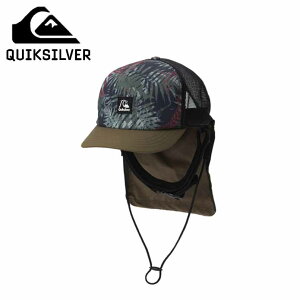 QUIKSILVER クイックシルバー 帽子 キャップ ＜UV WATER CAMP MESH CAP UPF50+ 日焼け防止メッシュキャップ＞