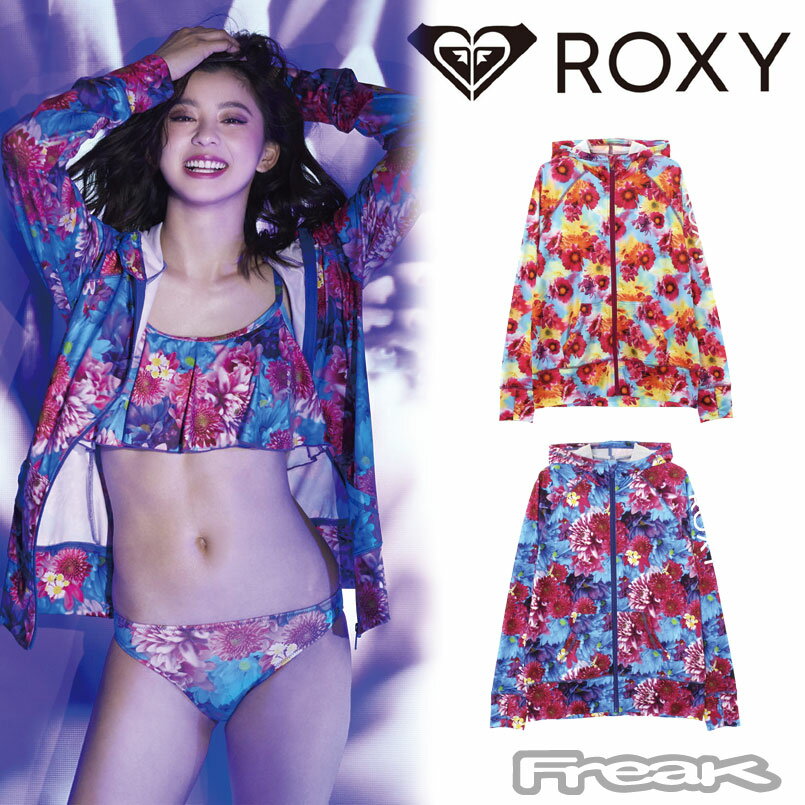 ROXY ロキシー 蜷川実花 コラボレーション＜M / MIKA NINAGAWA RASH PARKA ラッシュガード＞2019 SUMMERのサムネイル