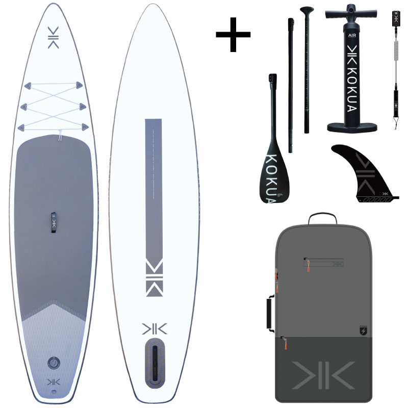 2024 コクア サップ KOKUA SUP オールラウンド ツーリング モデル KOKUA GLIDE 11’2x 30 SUP熱溶着インフレータブル サップボード スタンドアップパドルボード 早期特典 1年の修理保証付き 2