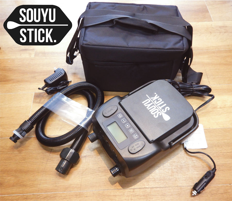 サップ 電動ポンプ SOUYU STICK ソウユウスティック ポータブル電動ポンプ リチウム電池内蔵電動 ブロアー機能付き SUP PUMP ウィング