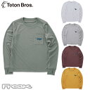 ティートンブロス ロングスリーブTシャツ＜TetonBros TB Axe L/S Tee＞アウトドア 長袖Tシャツ