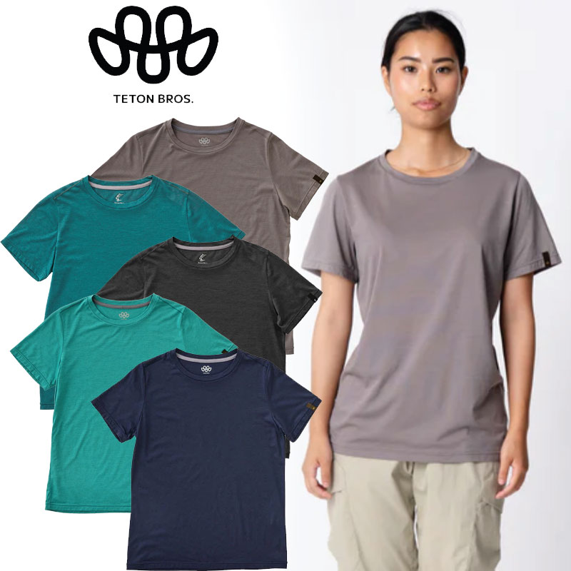 Rakuten - ティートンブロス レディース アクシオライトTシャツ TetonBros WS Axio Lite Tee アクシオ ライト 登山 ランニング トレイルランニング 2026SS ※メール便発送