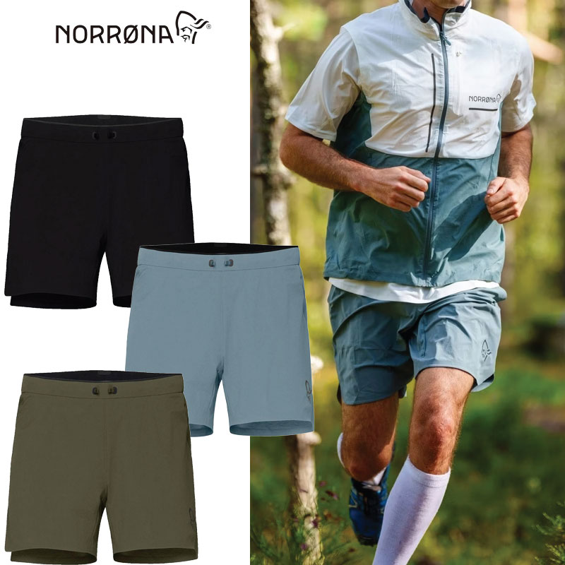 ノローナ ショーツ セーニャ ショーツ NORRONA senja flex1 5Shorts メンズ セーニャ フレックス1 5” ショーツ トレイルランニング 登山 正規品 2025SS