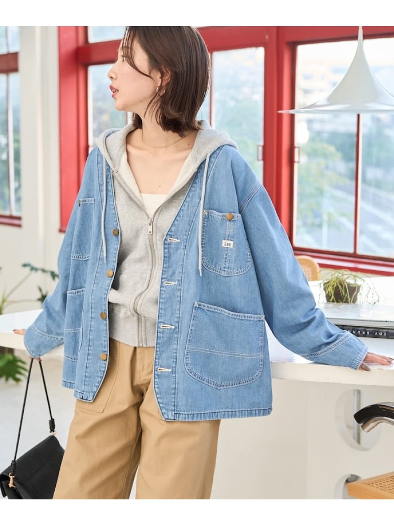 楽天市場】lee ノーカラー デニムジャケットの通販