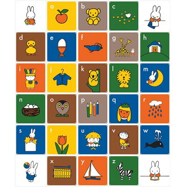 Miffy ABC (English) / IXXI ウォールピクチャー size 100 x 120 (cm)【おしゃれ インテリア アートパネル パネル ピクチャー おしゃれ ウォール ステッカー インテリア 雑貨 かわいい 空間演出に！】