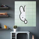 Miffy Hide and Seek（人気商品）/ IXXI　壁を傷つけない 簡単取付賃貸物件の模様替えに ヨーロッパで大人気な名画が楽しめます。80cm x 60cm 2