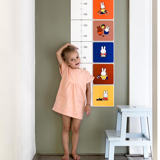 Miffy Growth Chart / IXXI ウォールピクチャー【おしゃれ インテリア アートパネル パネル ピクチャー おしゃれ ウォール ステッカー 身長計 インテリア 雑貨 かわいい 空間演出に！】