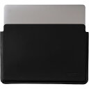 100%天然牛革 MacBook13 (Pro/Air) 本革 レザーケース ブリーフケース スリーブ ケース デザイン SPOKET standard Bla...