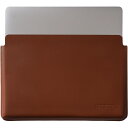 100%天然牛革 MacBook13 (Pro/Air) レザーケース ブリーフケース シンプル デザイン SPOKET standard Brown