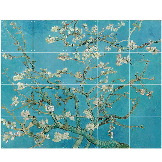 Almond Blossom 「花咲くアーモンドの木」 / IXXI ウォールピクチャーSIZE small 100cm x 80cm　壁を傷つけない 簡単取付 賃貸物件の模様替えにも　ヨーロッパで大人気な 名画が楽しめます。