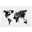 The World black & white/ IXXI ウォールピクチャー size120cmx80cm 壁を傷つけない 簡単取付 賃貸物件の模様替えにも ...