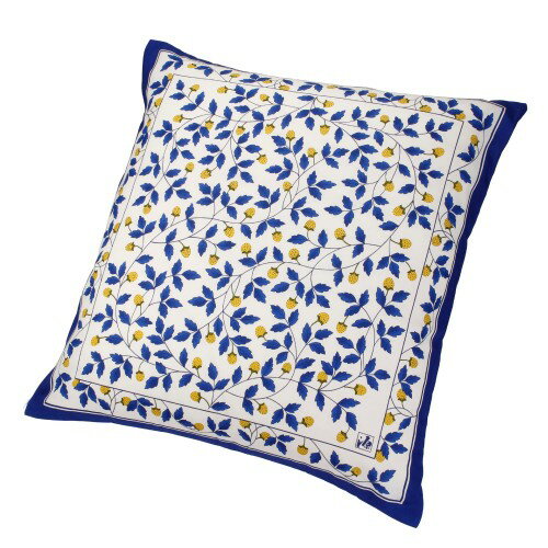 nishikawa 西川 座布団カバー 銘仙判(55X59cm) 洗える 洋風 いちご柄 日本製 ブルー PG02083095