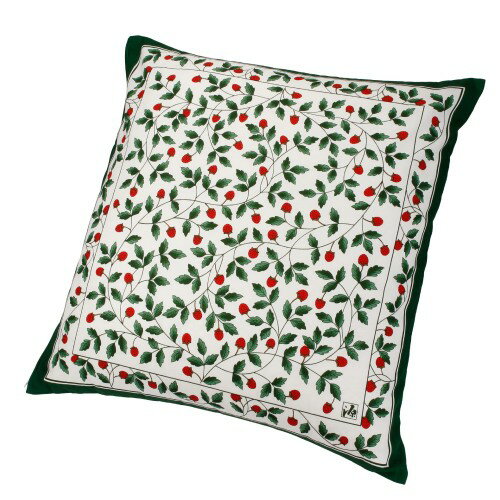 nishikawa 西川 座布団カバー 銘仙判(55X59cm) 洗える 洋風 いちご柄 日本製 グリーン PG02083095