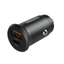 Philips (フィリップス) カーチャージャー PD30WQC30W急速充電 USB-A&USB-Cポート シガーソケット スマートIC対応 超コンパクト設計 車載用充電器 12V/24V車両対応 シガーソケットスプリッタ DLP3520N